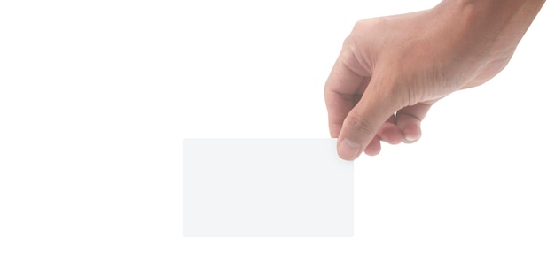 Foto primer plano de la mano que sostiene la tarjeta virtual con tarjeta de crédito