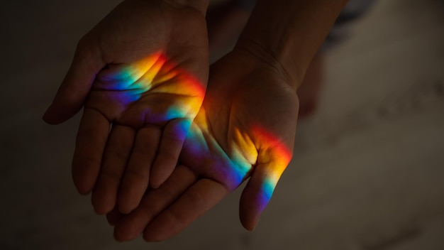 Primer plano de la mano