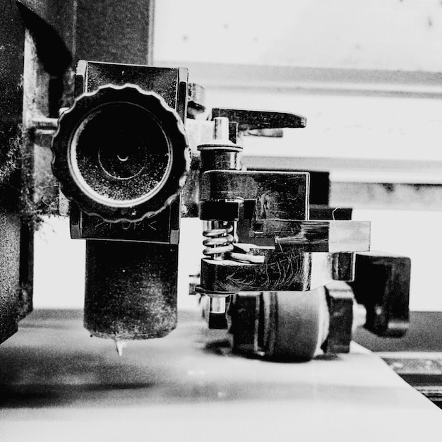 Primer plano de la máquina