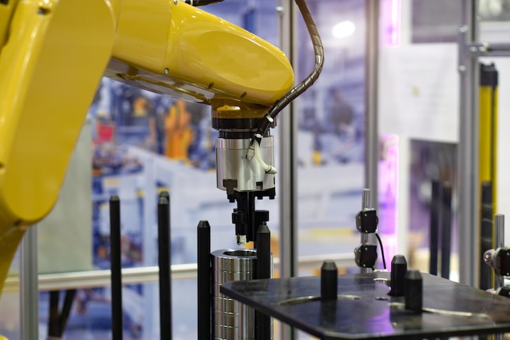 Foto primer plano de la máquina