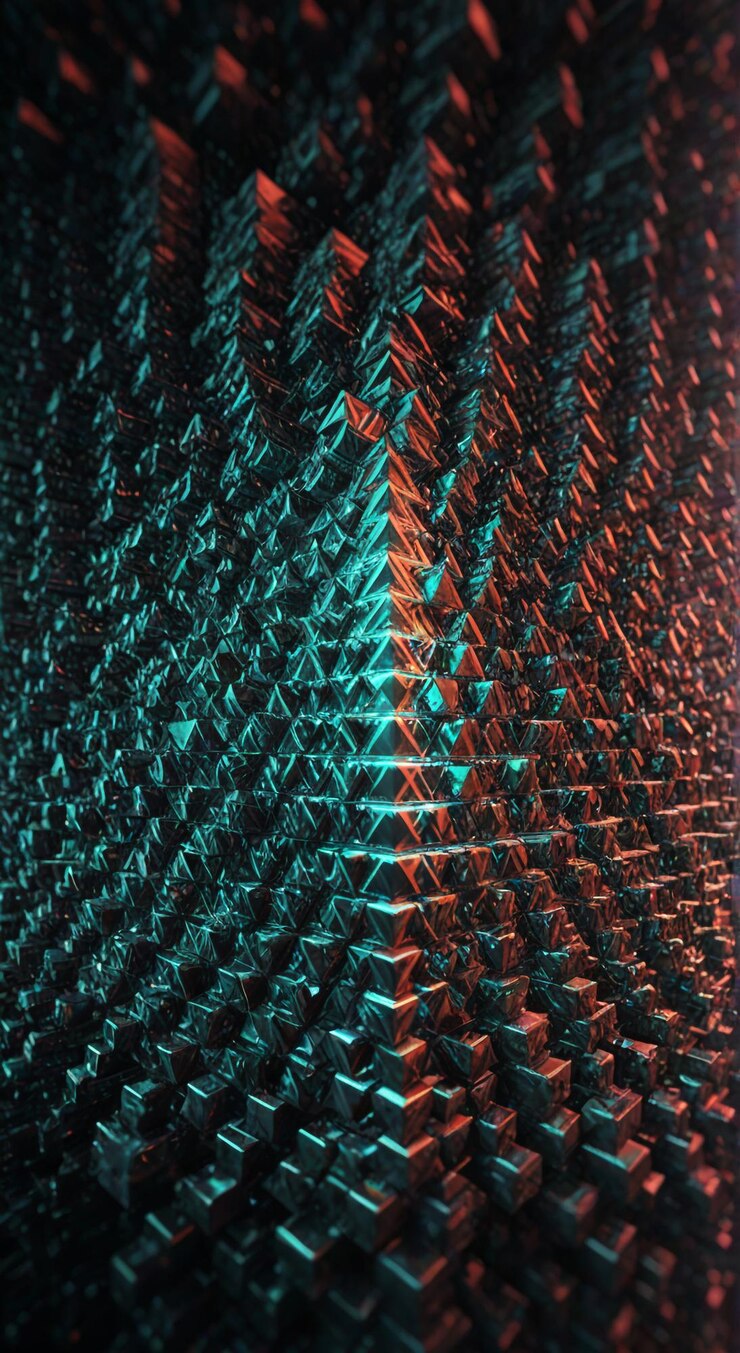 Foto un primer plano del material metálico verde y azul