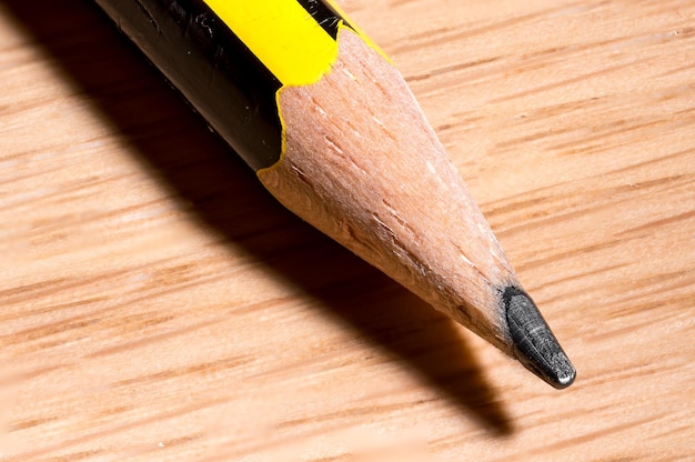 Foto primer plano de una mesa de madera