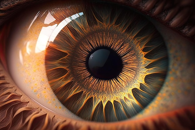 Un primer plano de un ojo humano
