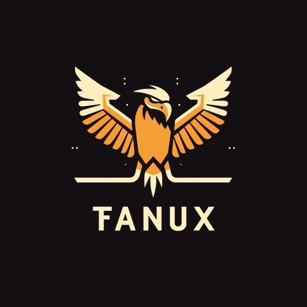 un primer plano de un pájaro con alas en un fondo negro generativo ai