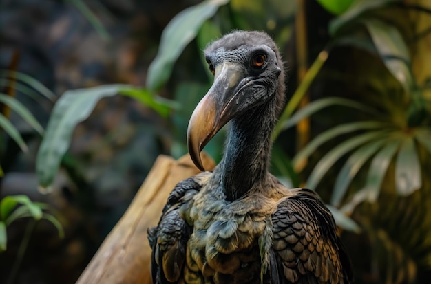 Un primer plano del pájaro dodo