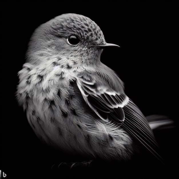 Un primer plano de un pájaro