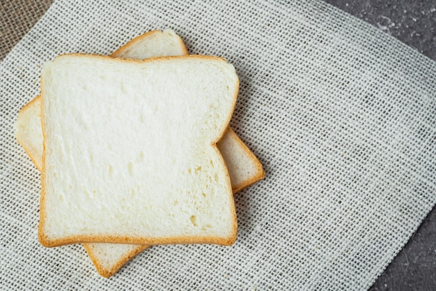 Primer plano de pan de molde