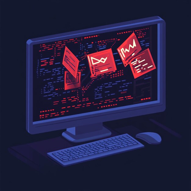 Un primer plano de una pantalla de computadora que muestra una advertencia de una infección de malware