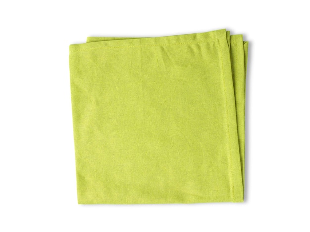 Primer plano de papel amarillo sobre un fondo blanco