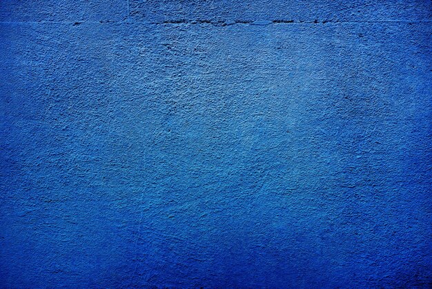 Foto primer plano de la pared azul