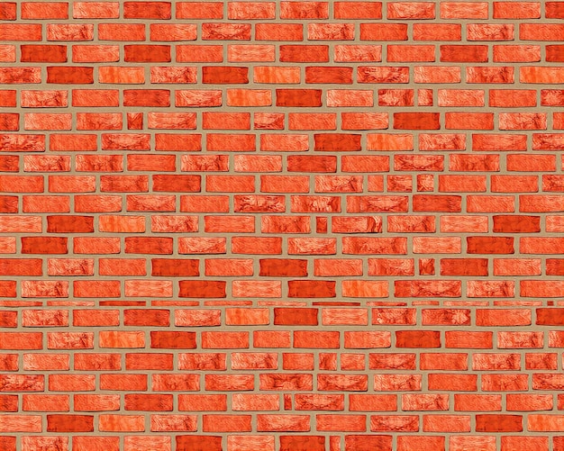 Primer plano de una pared de ladrillo rojo