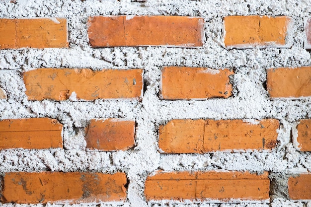 Foto primer plano de una pared de ladrillo