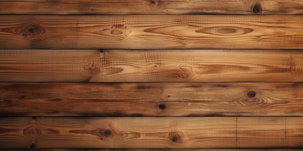 un primer plano de una pared de madera con un piso de madera generativo ai