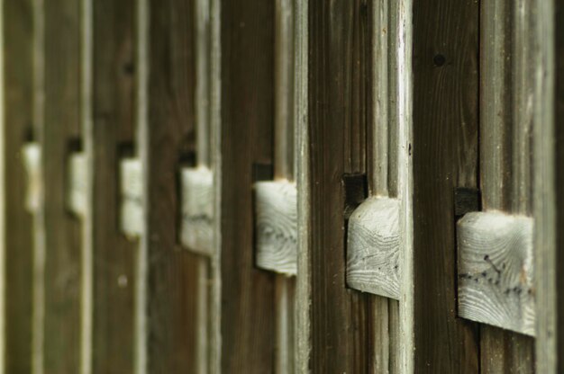 Foto primer plano de una pared de madera