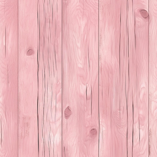 Foto un primer plano de una pared con paneles de madera rosa con un piso de madera generativo ai