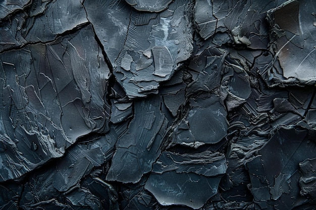 un primer plano de una pared de roca con un fondo negro