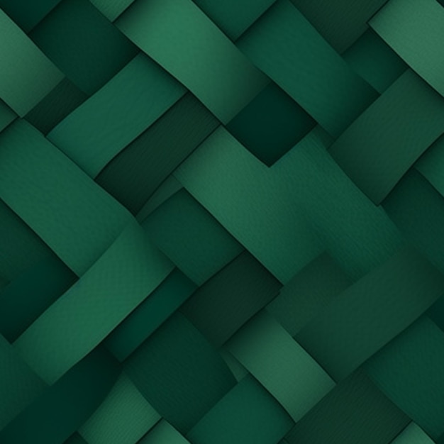 un primer plano de una pared verde con un patrón de cuadrados generativos ai