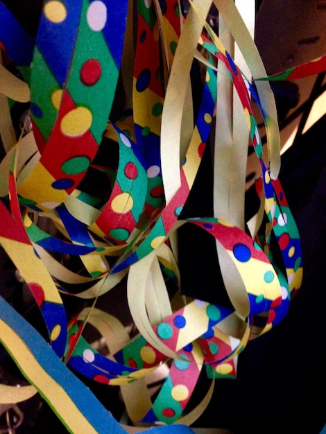 Primer plano de un patrón de colores
