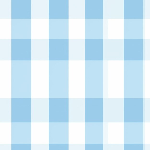 Foto un primer plano de un patrón a cuadros azul y blanco generativo ai