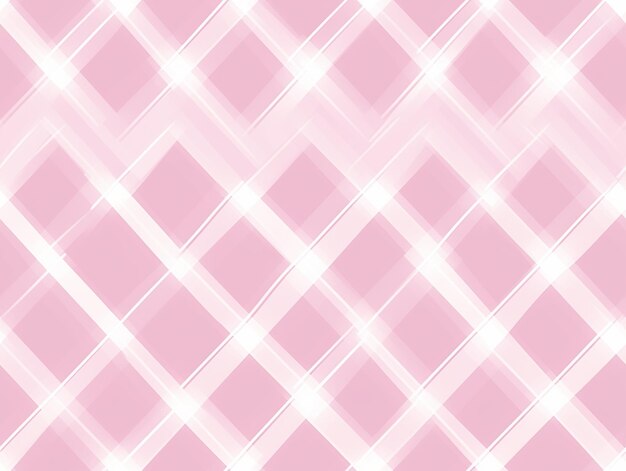 un primer plano de un patrón a cuadros rosa y blanco generativo ai
