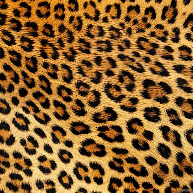 un primer plano de un patrón de estampado de leopardo en una pared ai generativo