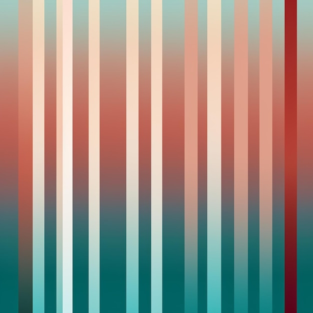 un primer plano de un patrón de rayas con un fondo rojo y azul ai generativo