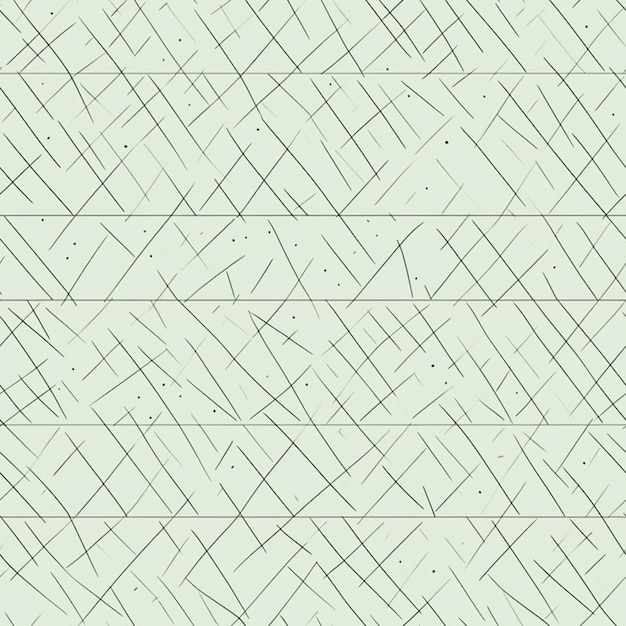 Foto un primer plano de un patrón verde y blanco con líneas generativas ai