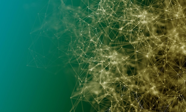 Primer plano de patrones abstractos contra un fondo de color