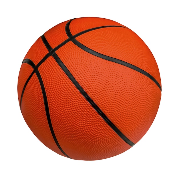Primer plano de la pelota contra un fondo blanco