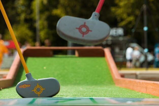 Foto primer plano de la pelota en el patio de recreo