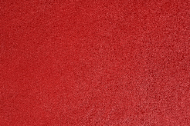 Primer plano de una perfecta textura de cuero rojo para el fondo