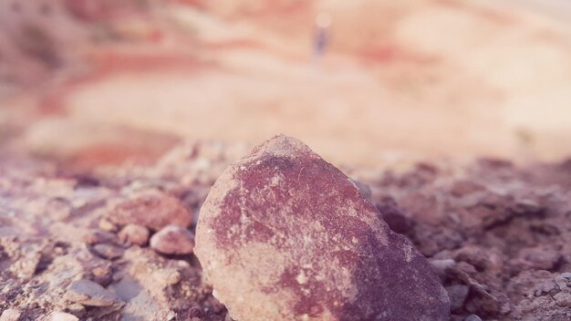 Primer plano de las piedras