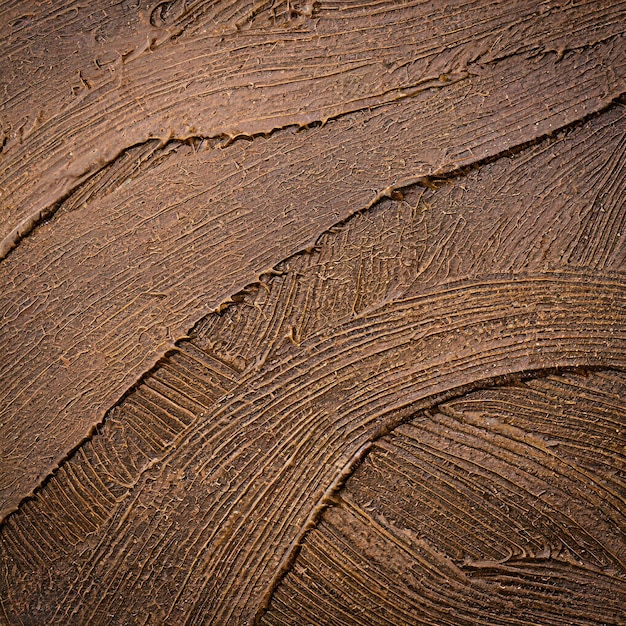 Foto un primer plano de una pieza de madera marrón y marrón con un patrón de un árbol