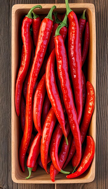 Un primer plano de la pimienta chili roja caliente