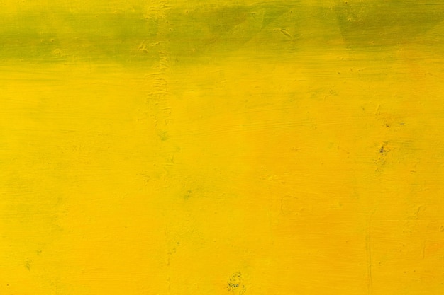 Primer plano de la pintura de arte abstracto amarillo