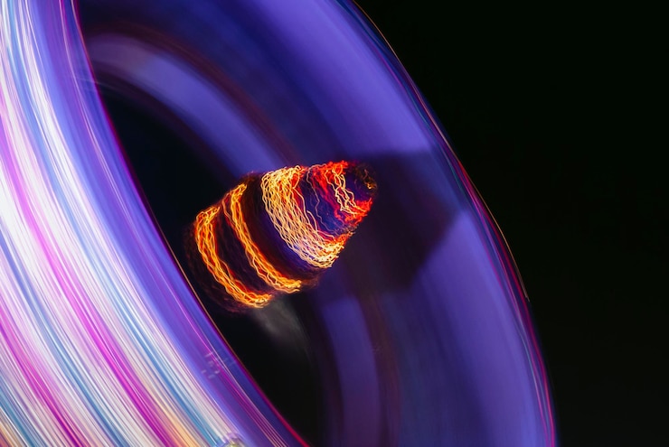 Foto primer plano de una pintura de luz iluminada