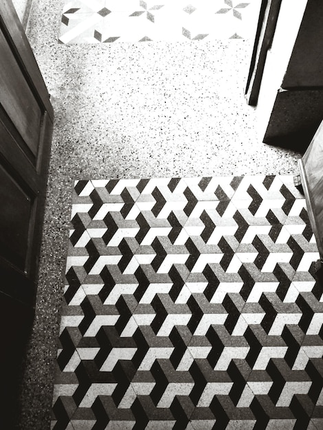 Foto primer plano del piso de azulejos