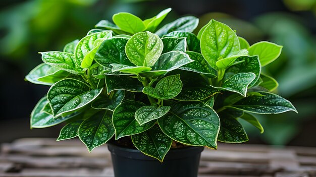 Un primer plano de la planta de Ficus