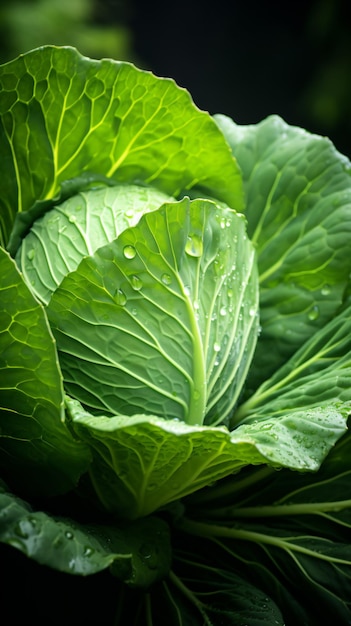 un primer plano de una planta de hoja verde