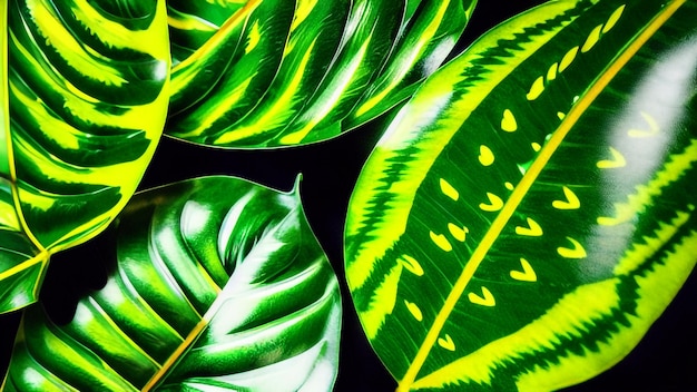 Un primer plano de una planta con hojas verdes