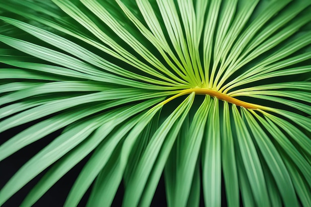 Un primer plano de una planta con hojas verdes