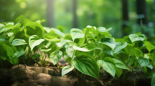 Un primer plano de una planta con la palabra albahaca