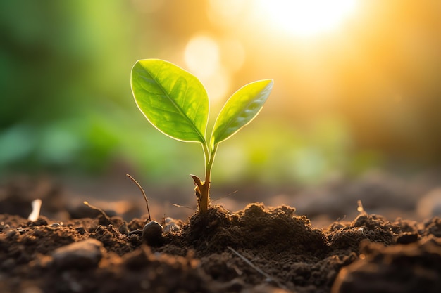 Un primer plano de una planta