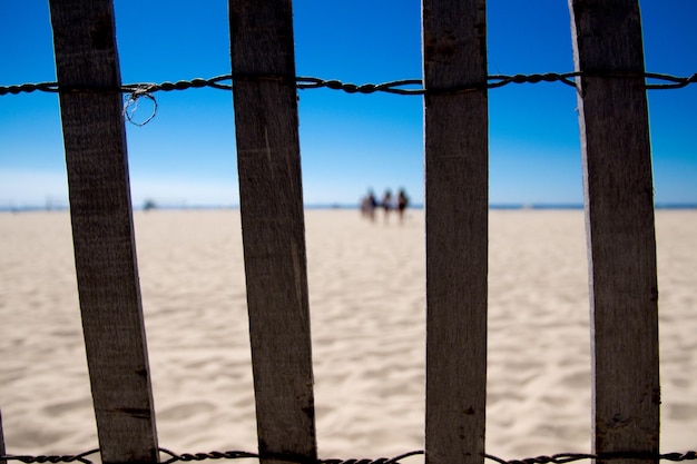 Foto primer plano de la playa contra el cielo