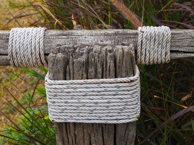 Foto primer plano de un poste de madera en el campo