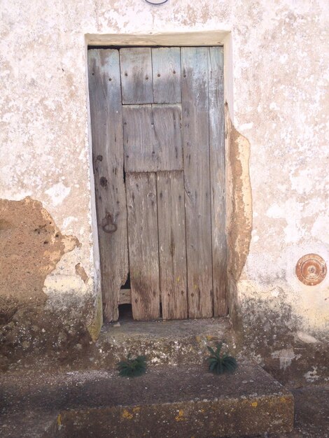 Foto primer plano de la puerta