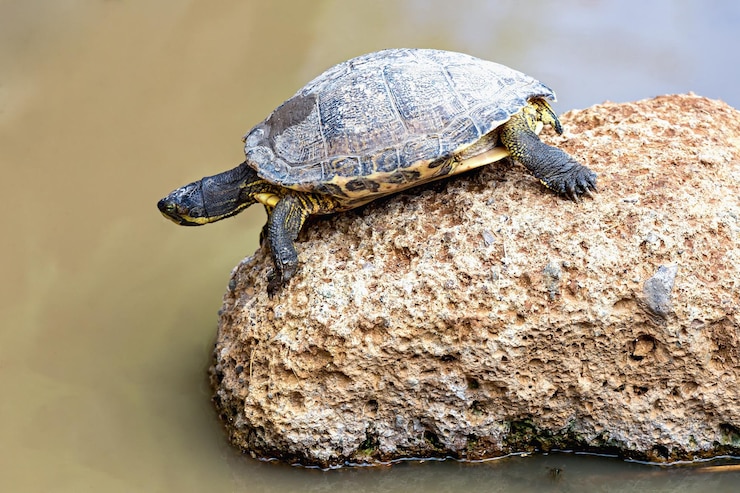 Foto primer plano de una rana en el agua