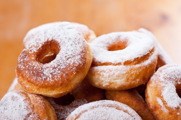 Primer plano de las rosquillas