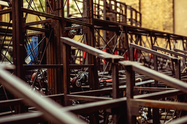 Foto primer plano de la rueda de la bicicleta