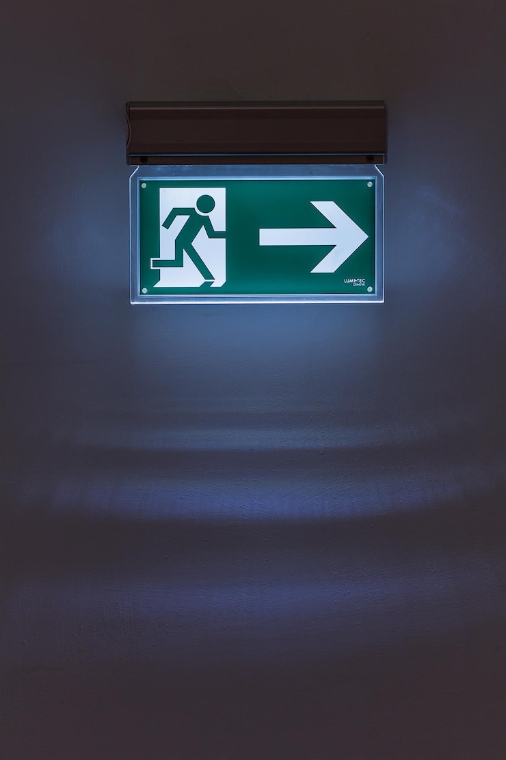 Foto primer plano del signo de la flecha